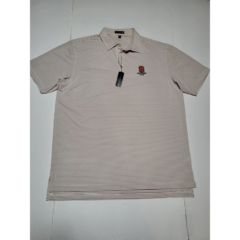 (#L8) Peter Millar NCSU WOLFPACK CLUB polo short sleeve cotton Size Men's XL